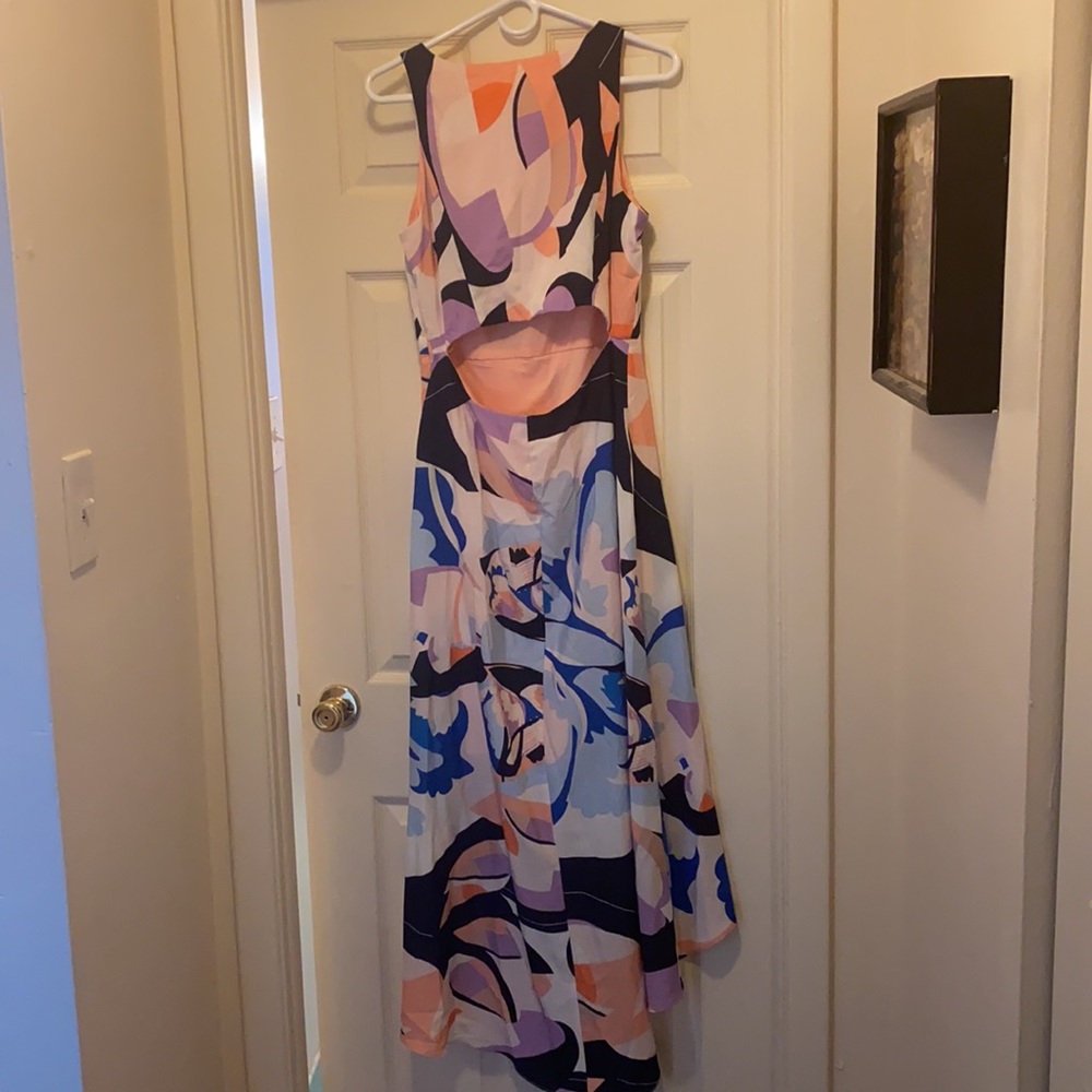 Nicole Miller Pink, Purple, & Blue Dress Size 10